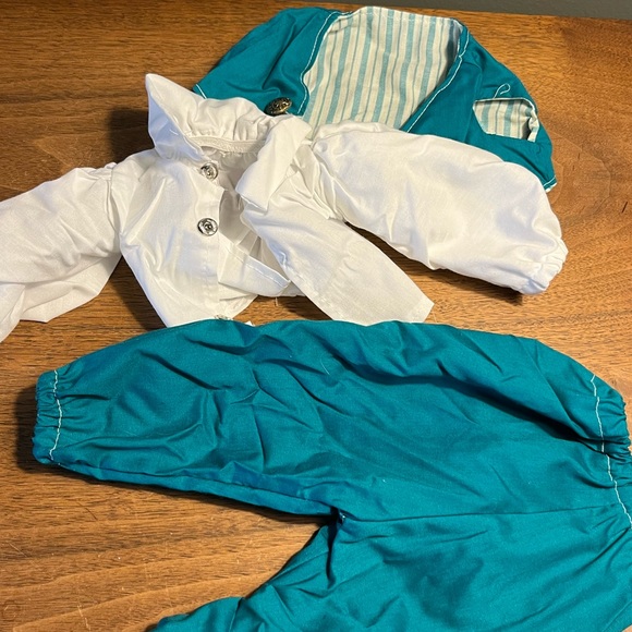 White Bull Terrier Ceramic Handmade Doll - Picture 7 of 13